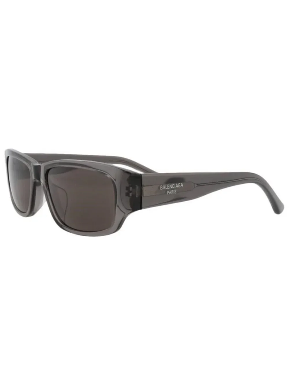 New Balenciaga Unisex Square/Rectangle Grey Grey Grey Fashion Designer Sunglasse